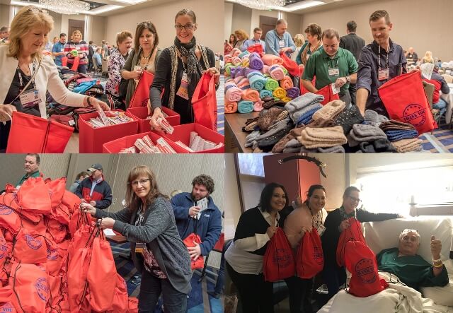 A collage of FASTSIGNS Community Giveback Project